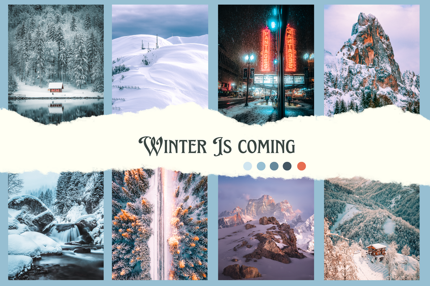 10 Winter Lightroom Presets for Mobile & Desktop