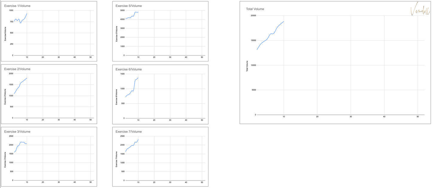 Fitnesstracker in Google Sheets