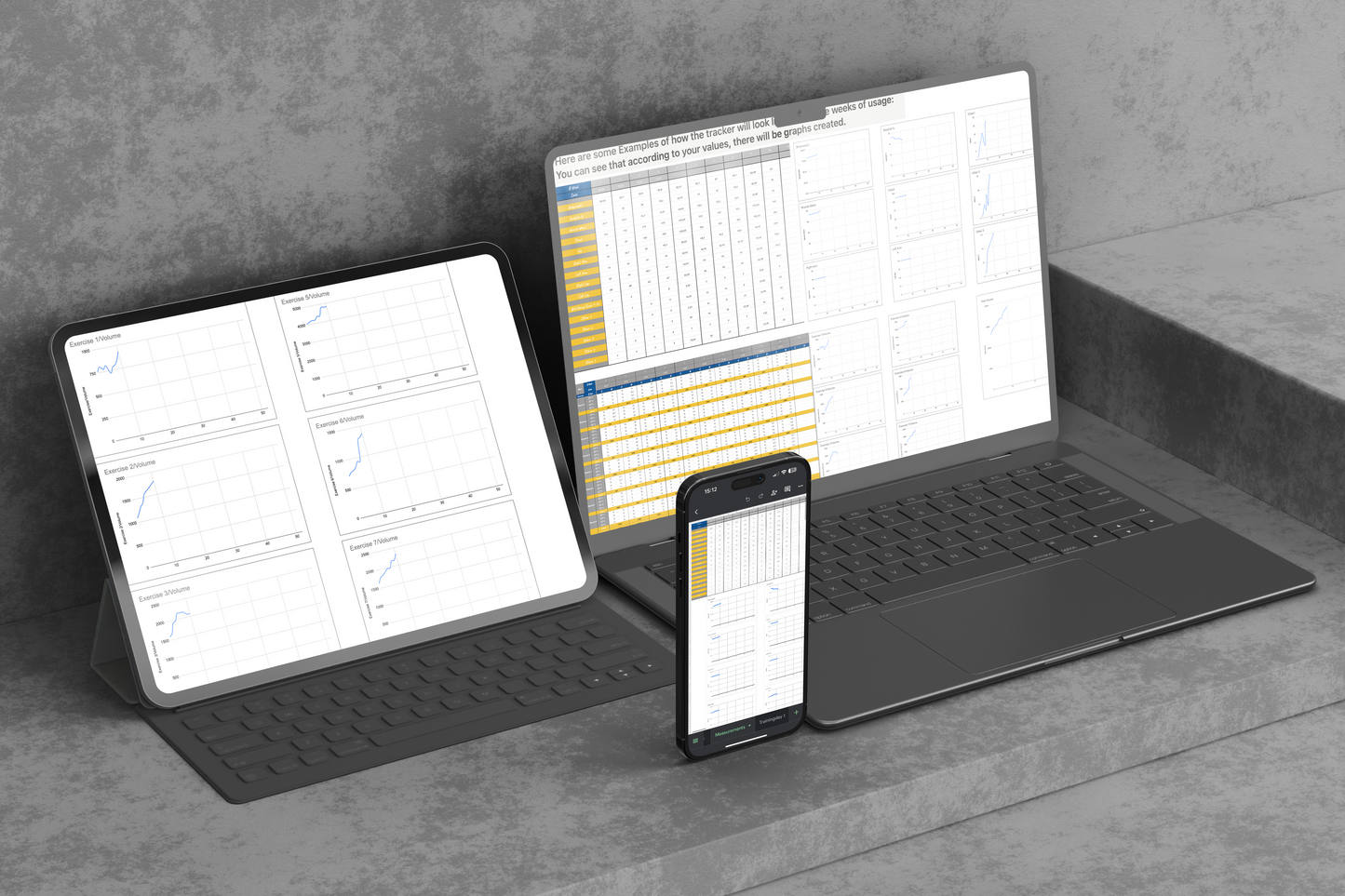 Fitnesstracker in Google Sheets